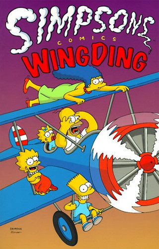 Simpsons Comics Wingding book cover by Matt Groening