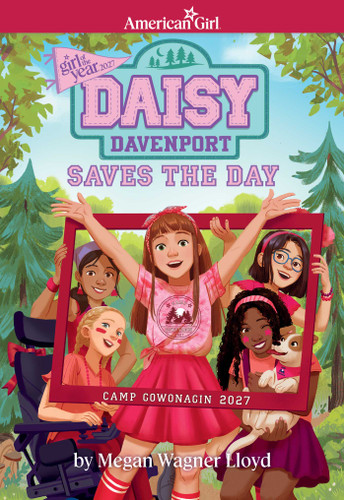 Daisy Davenport Saves the Day (Girl of the Year 2027 Novel) book cover by Megan Wagner Lloyd