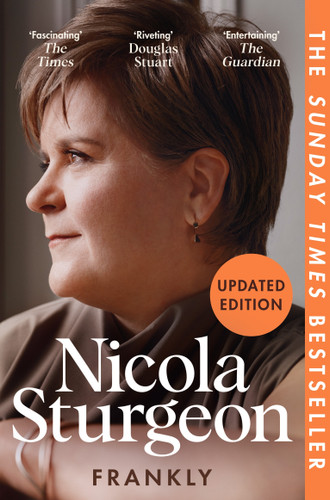 Frankly book cover by Nicola Sturgeon