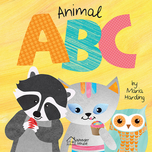 Animal ABC: Playful animals teach A to Z (Padded Board Book) book cover by Maria Harding