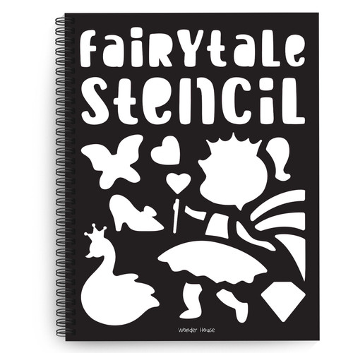 Stencil Book: Fairytale book cover by Wonder House Books