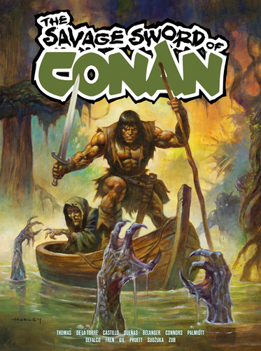 The Savage Sword Of Conan Vol.5 (SAVAGE SWORD OF CONAN) book cover by Jim Zub, Roy Thomas, Enrique Dueñas