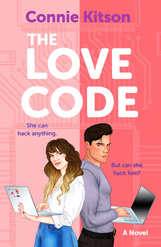 The Love Code: A spicy secret-enemies-turned lovers STEM romance book cover by Connie Kitson