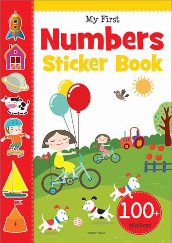 My First Numbers Sticker Book: Exciting Sticker Book With 100 Stickers book cover by Wonder House Books