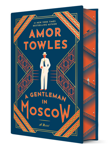 A Gentleman in Moscow: Deluxe Edition: A Novel book cover by Amor Towles
