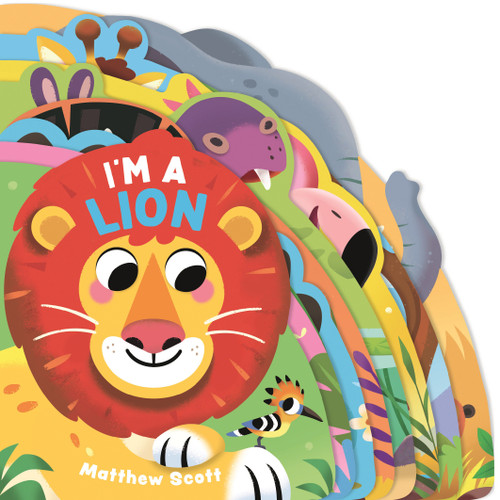 I'm a Lion (I'm A... Shaped Board Book Series) book cover by Ruth Symons