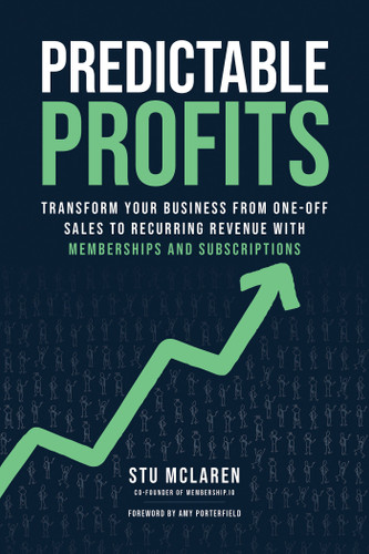 Predictable Profits: Transform Your Business from One-Off Sales to Recurring Revenue with Memberships and Subscriptions book cover by Stu McLaren