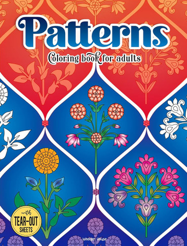 Pattern Coloring Book For Adults book cover by Wonder House Books