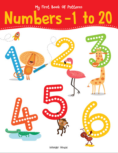 My First Book of Patterns Numbers 1 to 20: Write and Practice Patterns and Numbers 1 to 20 book cover by Wonder House Books