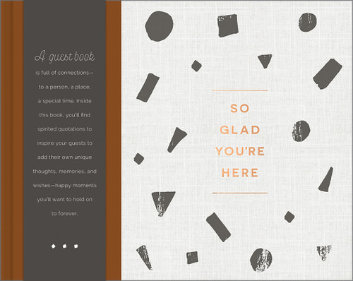 So Glad You're Here: A Guest Book book cover by Miriam Hathaway