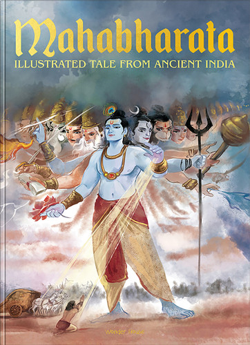 Mahabharata book cover by Anupa Lal