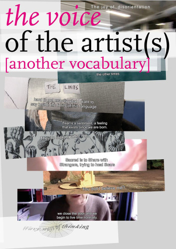 the voice of the artist(s): another vocabulary book cover by 