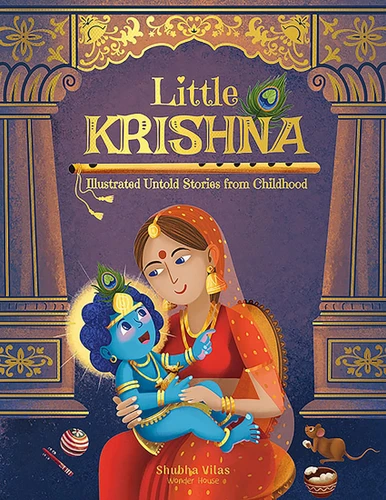 Little Krishna - Illustrated Untold Stories from Childhood book cover by Shubha Vilas