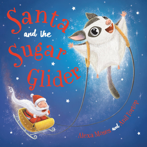 Santa and the Sugar Glider: A Rainforest Christmas book cover by Alexa Moses