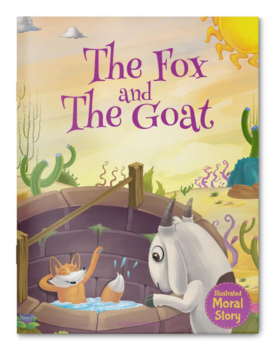 Fox and the Goat - Illustrated Moral Story for Children, The book cover by Wonder House Books