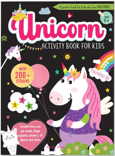 Unicorn Activity Book For Kids book cover by Wonder House Books