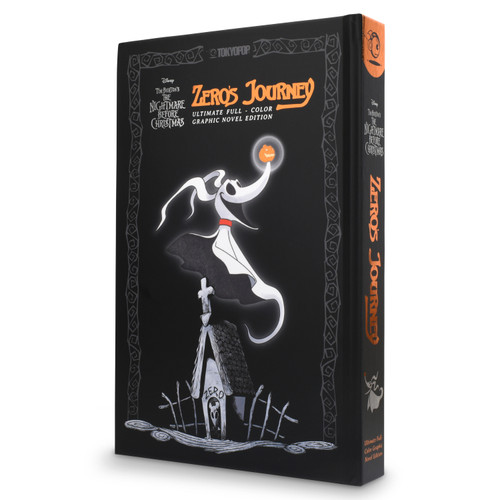 Disney Manga: Tim Burton's The Nightmare Before Christmas - Zero's Journey (Ultimate Full-Color Graphic Novel Edition with Sprayed Edges) book cover by D.J. Milky