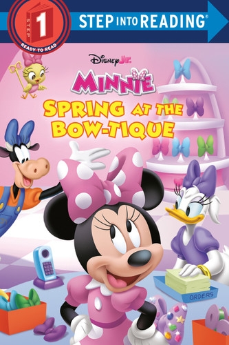 Spring at the Bow-tique (Disney Jr. Minnie) (Step into Reading, Step 1) book cover by RH Disney