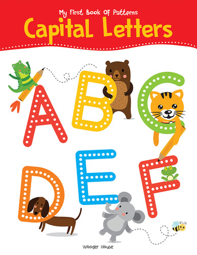 My First Book of Patterns Capital Letters: Write and Practice Patterns and Captital Letters A to Z book cover by Wonder House Books