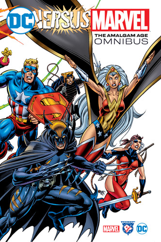 DC Versus Marvel: The Amalgam Age Omnibus book cover by Peter David, Dan Jurgens, Mark Waid, Various