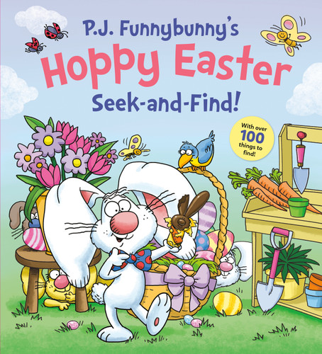P.J. Funnybunny's Hoppy Easter Seek and Find!: A Hidden Objects Book for Kids (Dr. Seuss Seek and Find Board Books) book cover by Marilyn Sadler