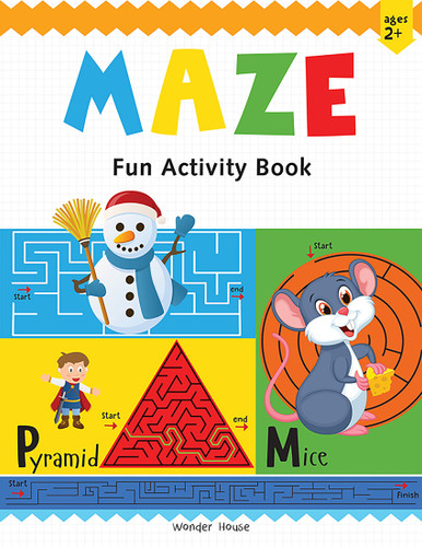 Preschool Activity Book: Maze - Fun Activity Book For Kids book cover by Wonder House Books