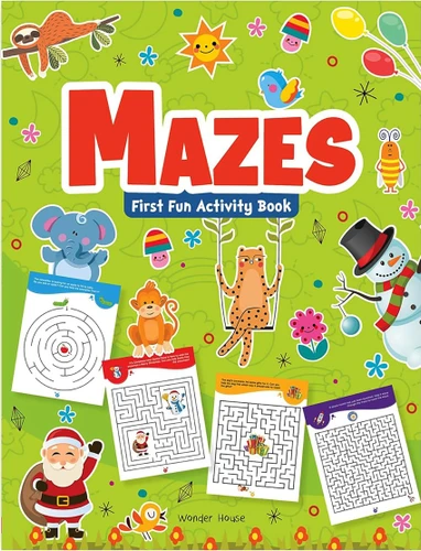 Mazes : First Fun Activity Books For Kids book cover by Wonder House Books