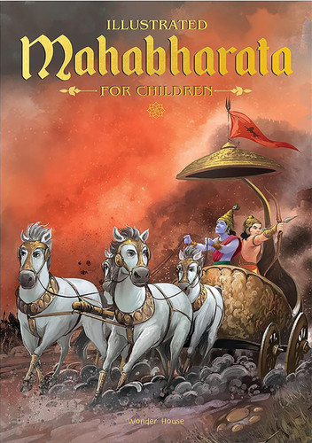 Mahabharata - Illustrated Book For Children (Paperback Edition) book cover by Anupa Lal