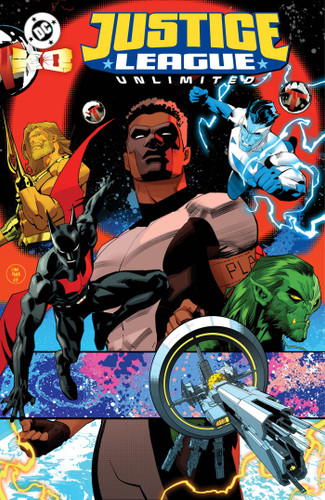 DC K.O. Justice League Unlimited book cover by Mark Waid