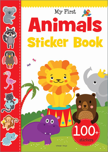My First Animal Sticker Book: Exciting Sticker Book With 100 Stickers book cover by Wonder House Books