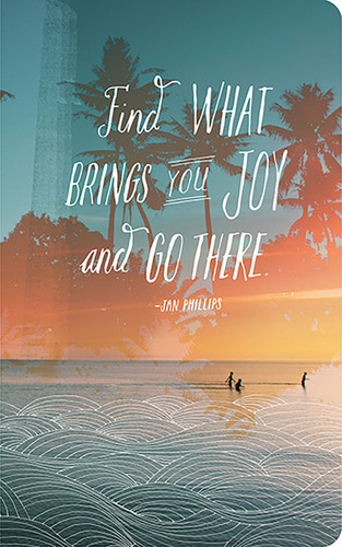 Write Now Journal: "Find what brings you joy and go there." -Jan Phillips (Write Now Journals) book cover by COMPENDIUM