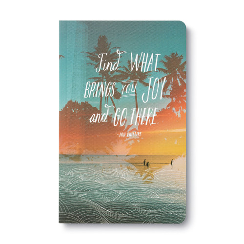 Write Now Journal: "Find what brings you joy and go there." -Jan Phillips (Write Now Journals) book cover by COMPENDIUM