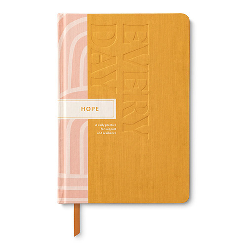 Hope Every Day: A Daily Practice for Support and Resilience (Every Day Guided Journal) book cover by COMPENDIUM
