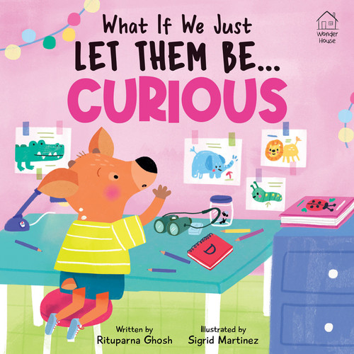 What If We Just Let Them Be... CURIOUS book cover by Rituparna Ghosh