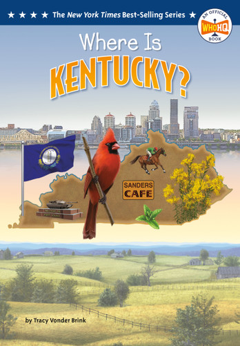 Where Is Kentucky? (Who HQ: The 50 States) book cover by Tracy Vonder Brink, Who HQ