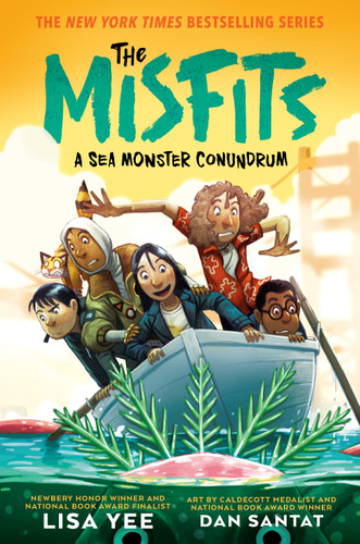 A Sea Monster Conundrum (The Misfits) (The Misfits) book cover by Lisa Yee