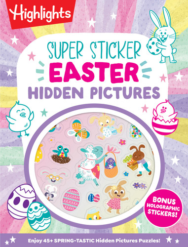 Super Sticker Easter Hidden Pictures (Super Sticker Hidden Pictures) book cover by 