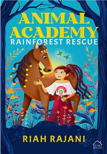 Animal Academy Rainforest Rescue book cover by Riah Rajani