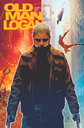 Wolverine: Old Man Logan Omnibus Vol. 1 Andrea Sorrentino Cover book cover by Mark Millar, Brian Michael Bendis