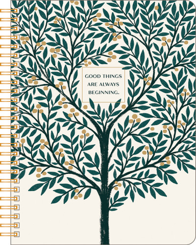 Spiral Notebook: Good Things Are Always Beginning. (Spiral Notebooks) book cover by COMPENDIUM