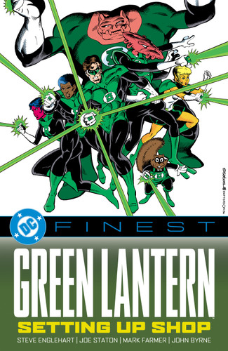 DC Finest: Green Lantern: Setting Up Shop book cover by Steve Englehart