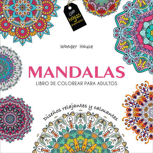Adult Colouring Books Mandala Coloring Books for Adults - Spanish book cover by Wonder House Books