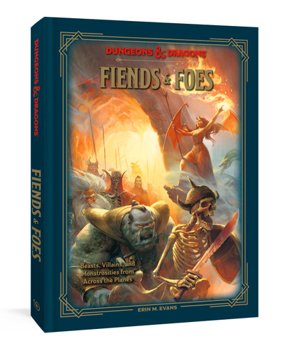 Dungeons & Dragons Fiends & Foes: Beasts, Villains, and Monstrosities from Across the Planes (Dungeons & Dragons) book cover by Erin M. Evans, Official Dungeons & Dragons Licensed
