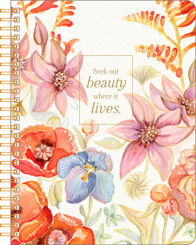 Spiral Notebook: Seek Out Beauty Where It Lives. (Spiral Notebooks) book cover by COMPENDIUM