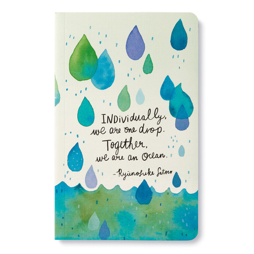 Write Now Journal: "Individually, we are one drop. Together, we are an ocean." -Ryunosuke Satoro (Write Now Journals) book cover by COMPENDIUM