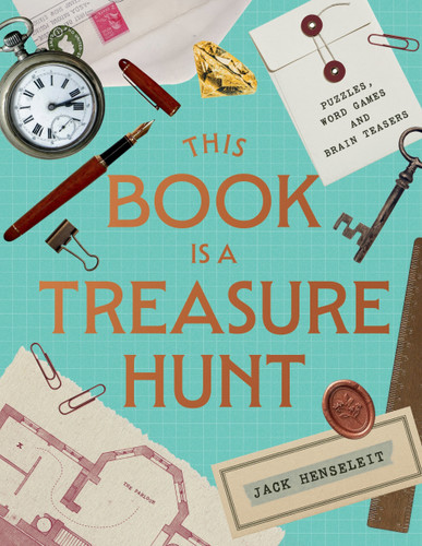 This Book Is a Treasure Hunt: Puzzles, word games and brain teasers book cover by Jack Henseleit