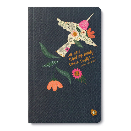 Write Now Journal: "We can begin by doing small things . . . " -Grace Lee Boggs (Write Now Journals) book cover by COMPENDIUM