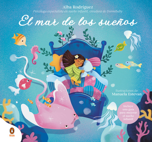 El mar de los sueños / The Sea of Dreams book cover by Alba Rodríguez