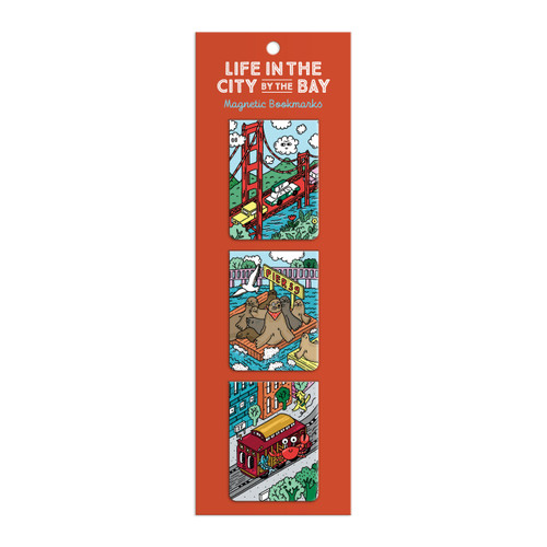 Life In The City By The Bay Magnetic Bookmarks book cover by Galison