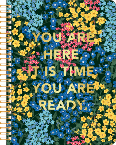 Spiral Notebook: You Are Here, It Is Time, You Are Ready. (Spiral Notebooks) book cover by COMPENDIUM
